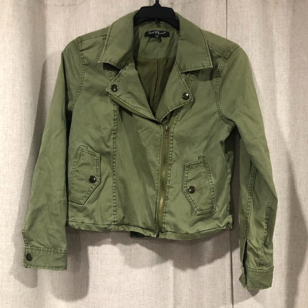 Velvet Heart jacket moto style size M